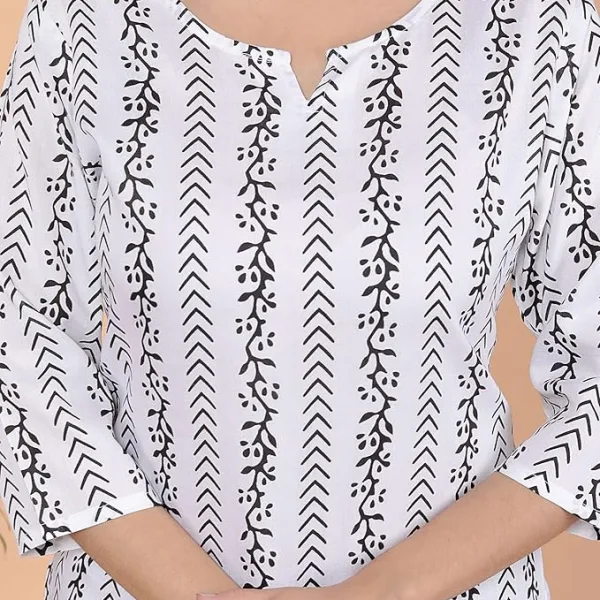 Women's Rayon Printed Stylish Kurta