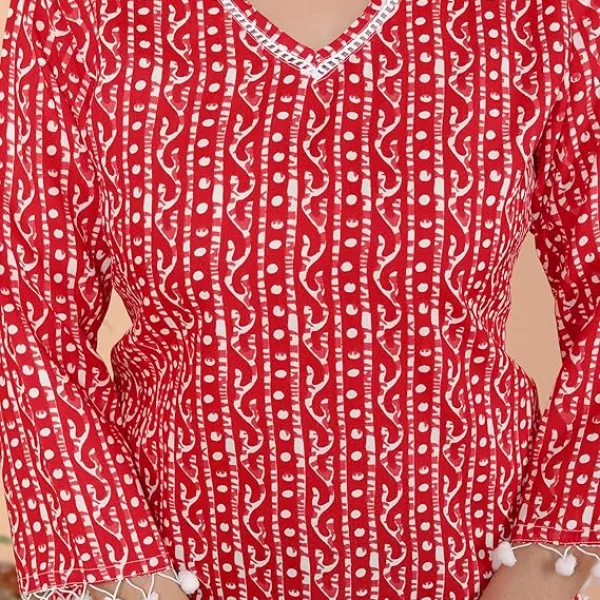 Printed Straight Kurti