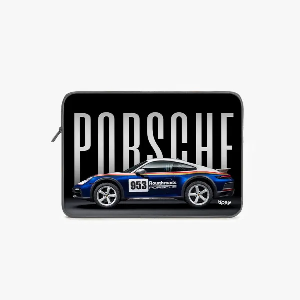 "LEGENDARY PORSCHE" Laptop Sleeves: Bold Modern Design for Every Size