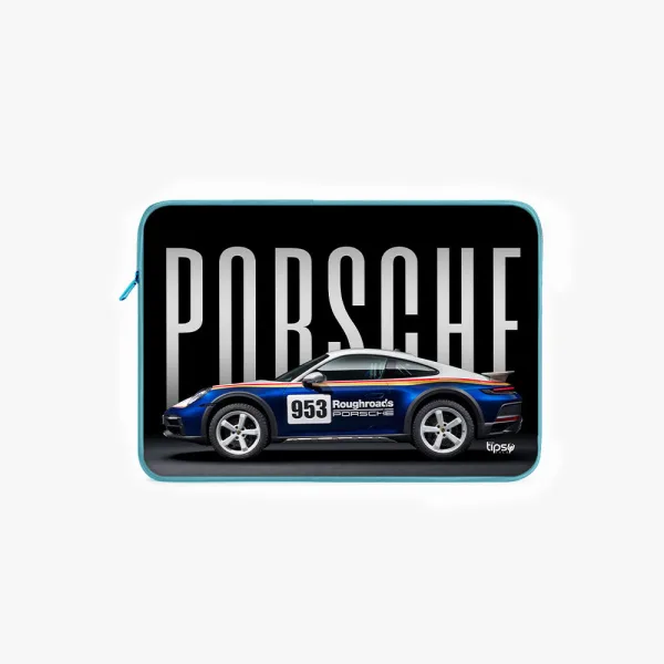 "LEGENDARY PORSCHE" Laptop Sleeves: Bold Modern Design for Every Size