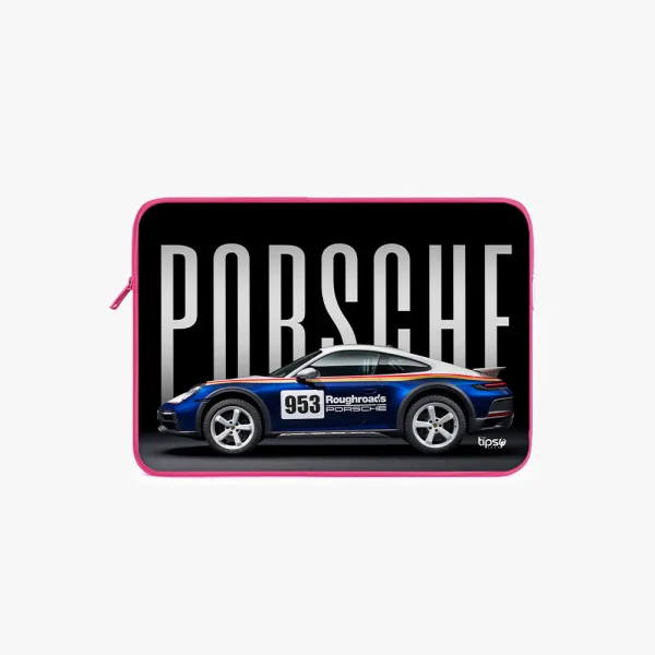 "LEGENDARY PORSCHE" Laptop Sleeves: Bold Modern Design for Every Size