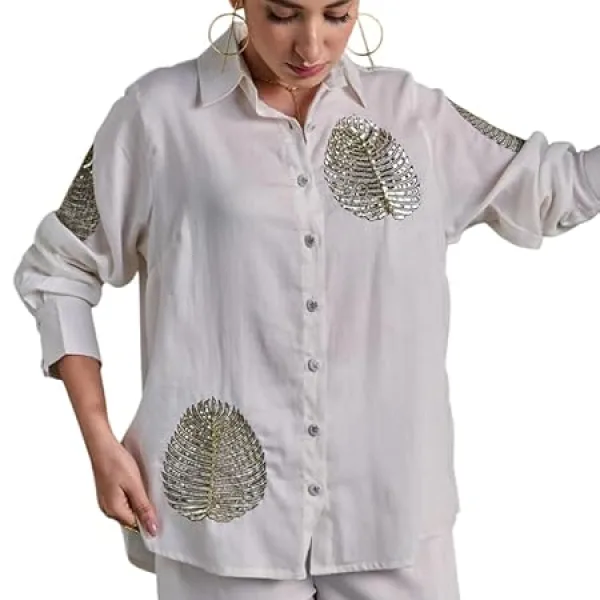 Women's Cotton Tunic & Straight Women Western Cord Set