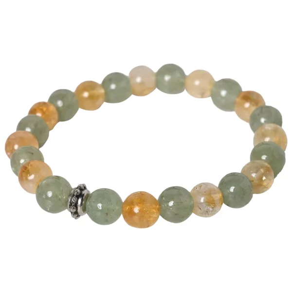 Aventurine & Citrine Healing Bracelet – Radiate Positivity & Wellness