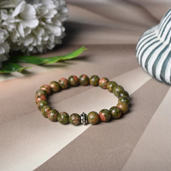 Unakite Healing Bracelet – Nurture Harmony & Balance