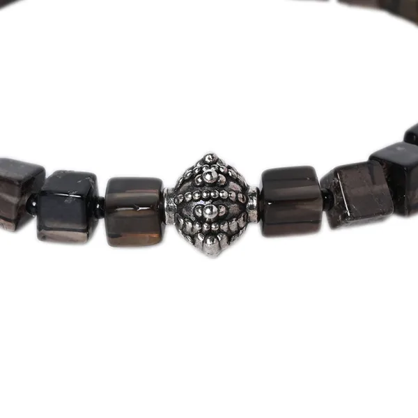 Embrace Tranquility With Smoky Quartz Healing Gemstone Bracelet