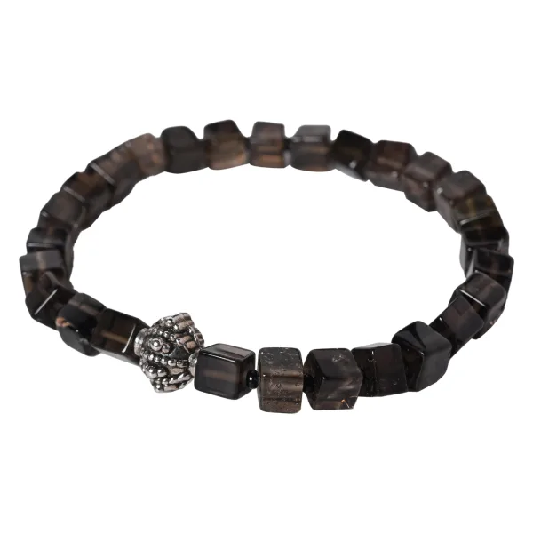 Embrace Tranquility With Smoky Quartz Healing Gemstone Bracelet