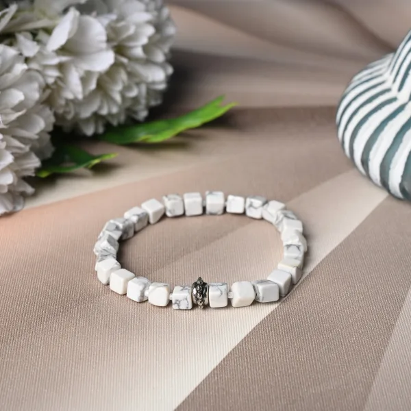 Howlite Healing Bracelet – Nurture Wellness & Calm