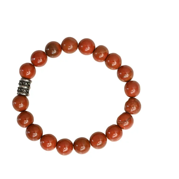 Original Red Jasper Bracelet For Balance, Endurance and Emotional Wellbeing