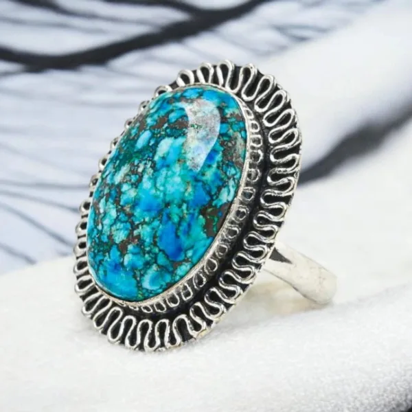 Healing Turquoise Adjustable Ring