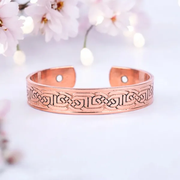 Pure Copper Magnetic Therapy Band - Kada for Arthritis Relief with Powerful Magnets
