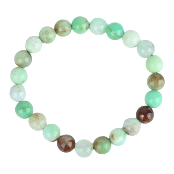 Natural Chrysoprase Bracelet – Healing, Abundance & Heart Energy
