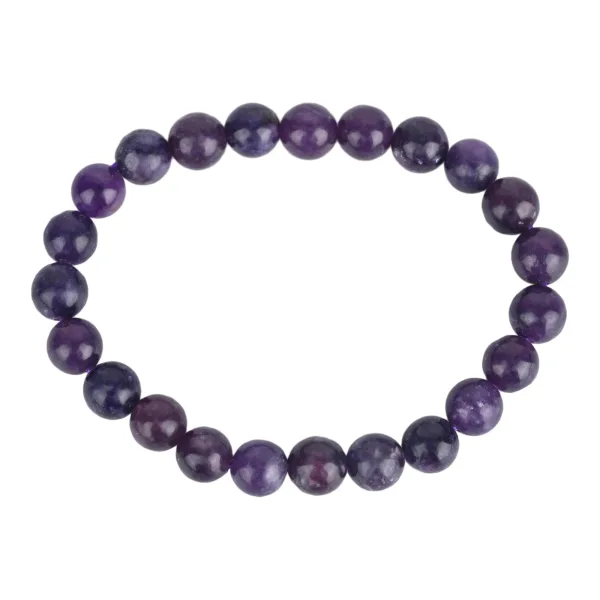 Natural Lepidolite Bracelet for Anxiety Relief & Emotional Balance
