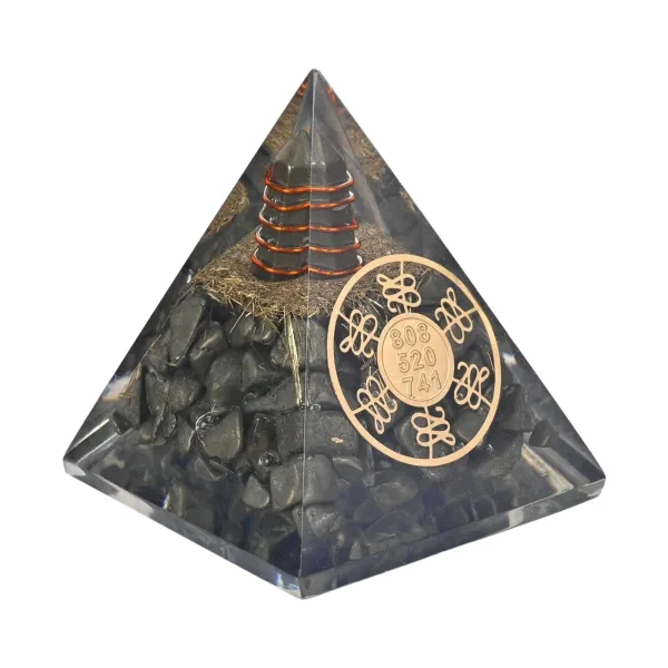 Golden Pyrite Pyramid Manifest Wealth Confidence and Protection