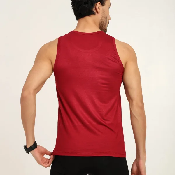 Men's Bamboo Fabric Workout Gym Vest