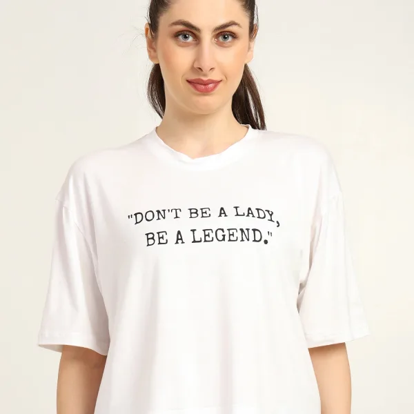 Women Oversized Bamboo T-Shirt – Soft, Breathable & Sustainable Fit