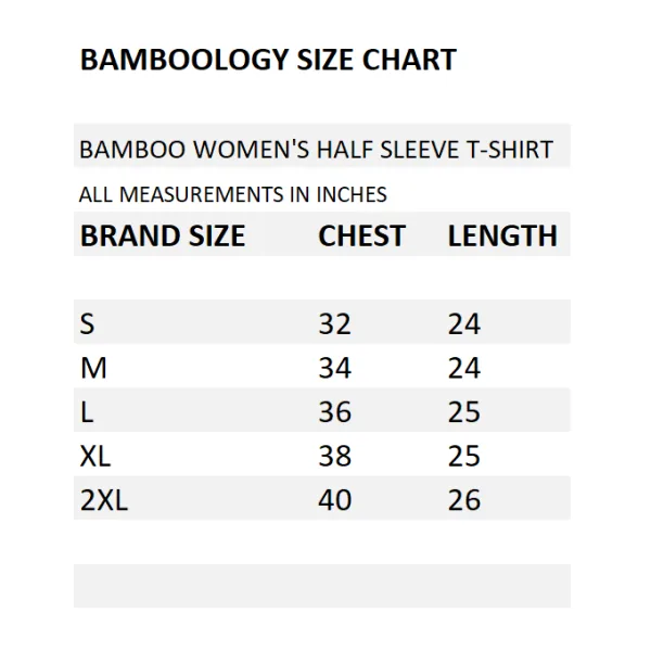 Bamboo Fabric Half Sleeves T-Shirt