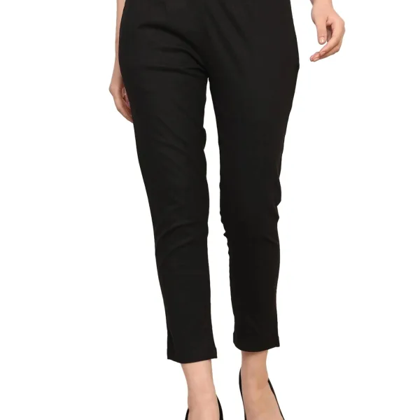 Women’s Linen Palazzo Pants – Effortless Style & Breathable Comfort | Black
