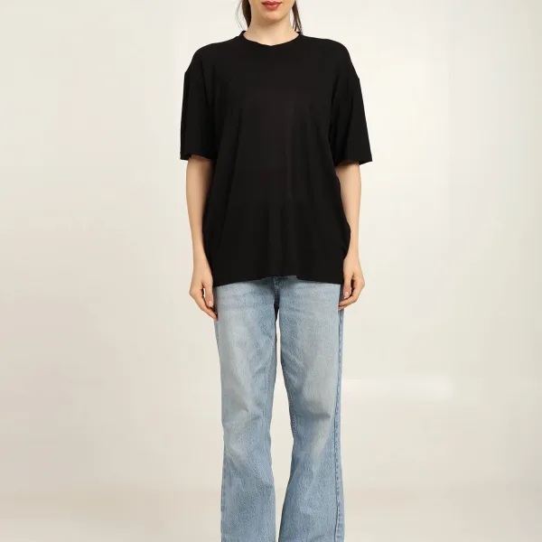 Women Oversized Bamboo T-Shirt – Soft, Breathable & Sustainable