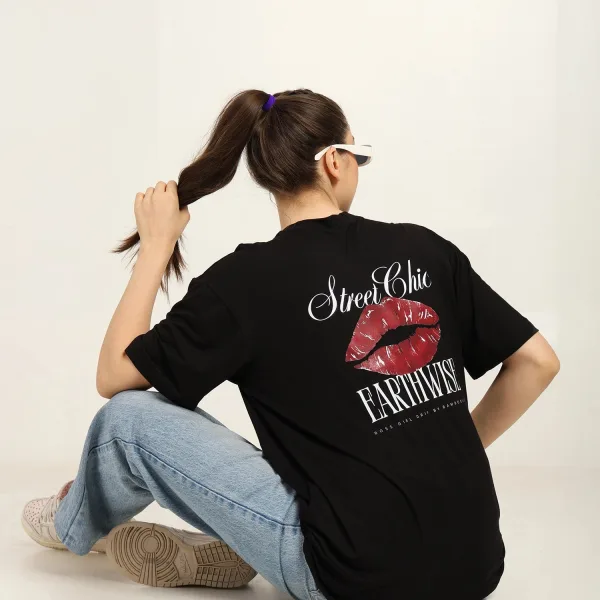 Women Oversized Bamboo T-Shirt – Soft, Breathable & Sustainable