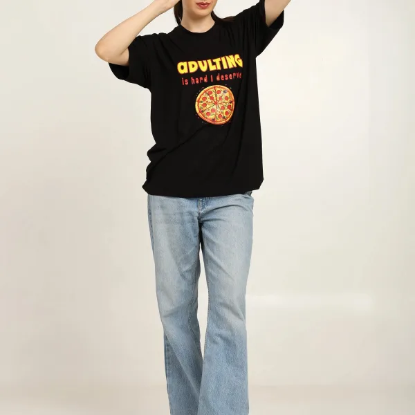 Women Oversized Bamboo T-Shirt – Soft, Breathable & Sustainable