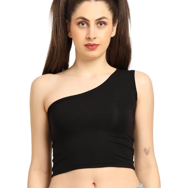 Gen Z Bamboo One Shoulder Top – Soft, Breathable & Sustainable Fit