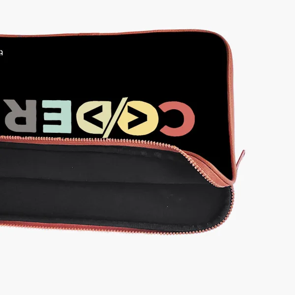 "CODER: IT PERSON" Laptop Sleeves:Bold Modern Design for Every Size