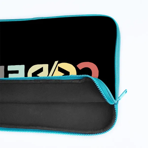 "CODER: IT PERSON" Laptop Sleeves:Bold Modern Design for Every Size