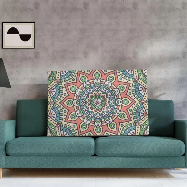 Mandala Art Painting For Wall Decoration With Frame Canvas Painting