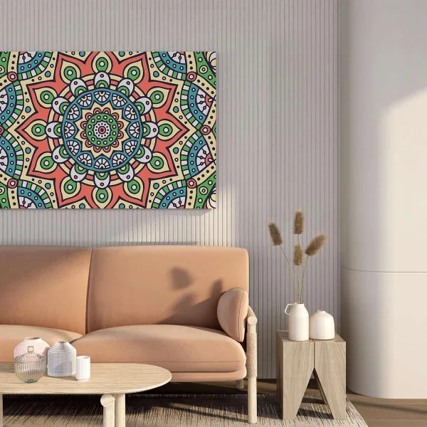 Mandala Art Painting For Wall Decoration With Frame Canvas Painting