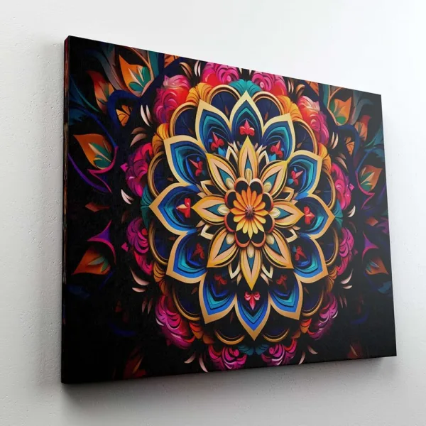 Mandala Art Painting For Wall Decoration With Frame Canvas Painting