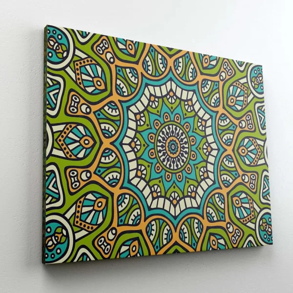 Mandala Art Wall Decoration Canvas Painting with Frame