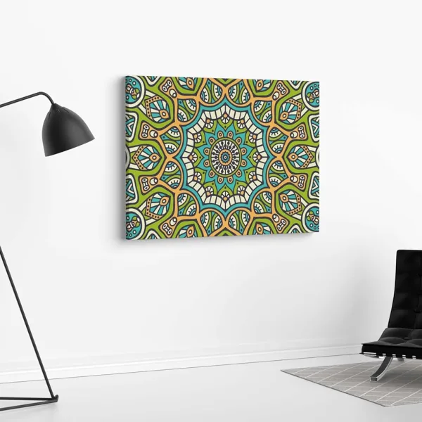 Mandala Art Wall Decoration Canvas Painting with Frame