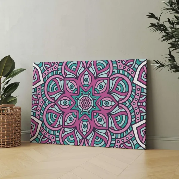 Mandala Art Painting For Wall Decoration With Frame Canvas Painting