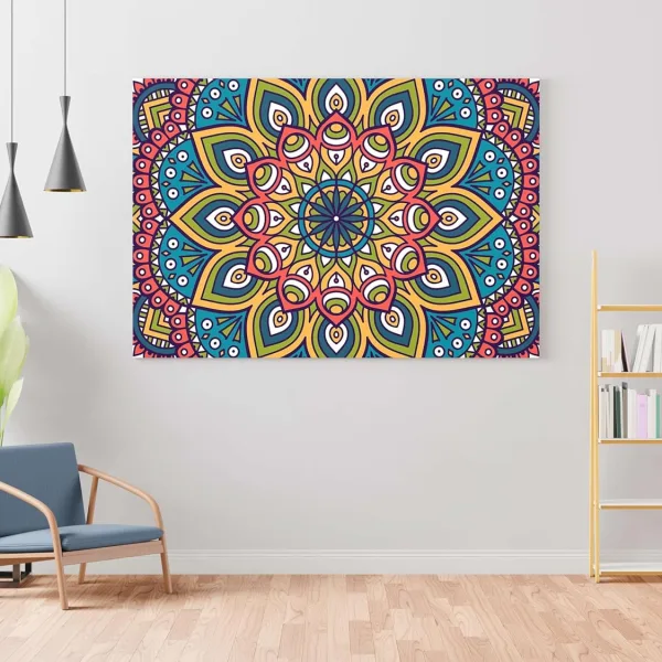 Mandala Art Framed Canvas Painting for Home Walls