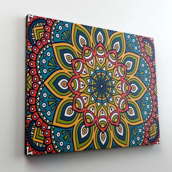 Mandala Art Framed Canvas Painting for Home Walls
