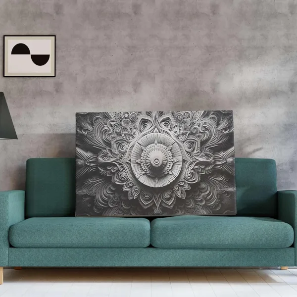Mandala Art Painting For Wall Decoration With Frame Canvas Painting