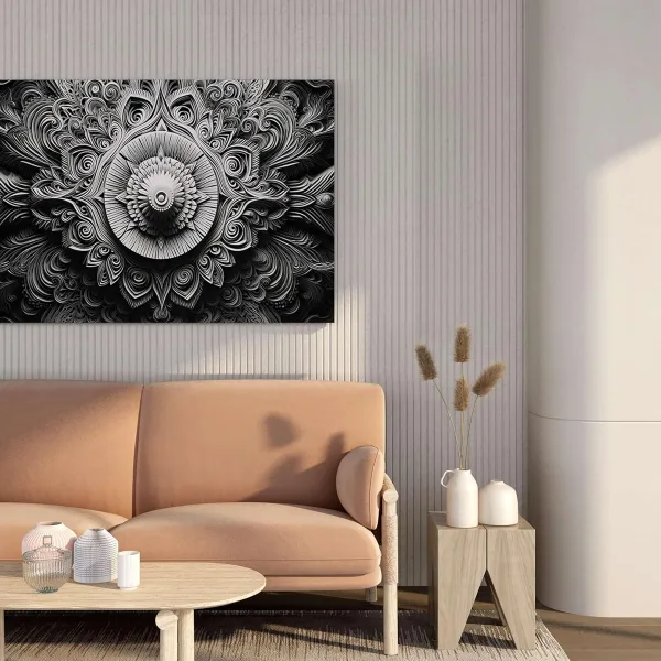 Mandala Art Painting For Wall Decoration With Frame Canvas Painting