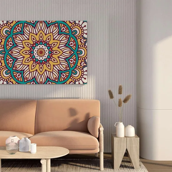 Mandala Art Painting For Wall Decoration With Frame Canvas Painting
