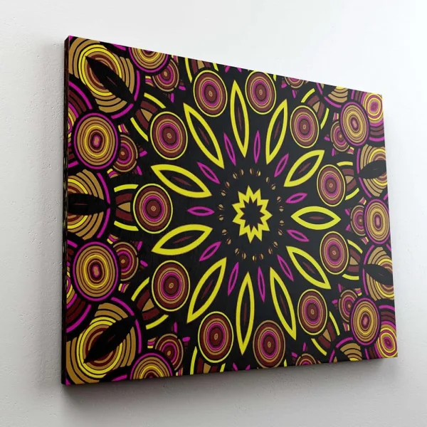 Mandala Art Framed Wall Canvas Painting for Decor