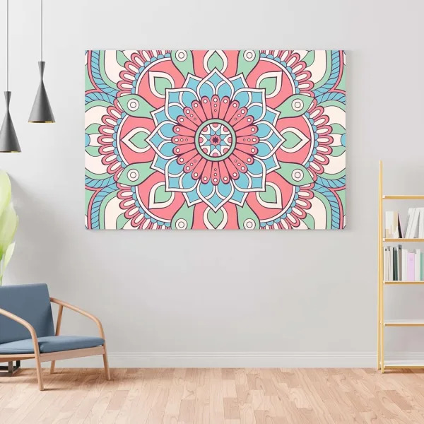 Mandala Art Framed Canvas Wall Painting