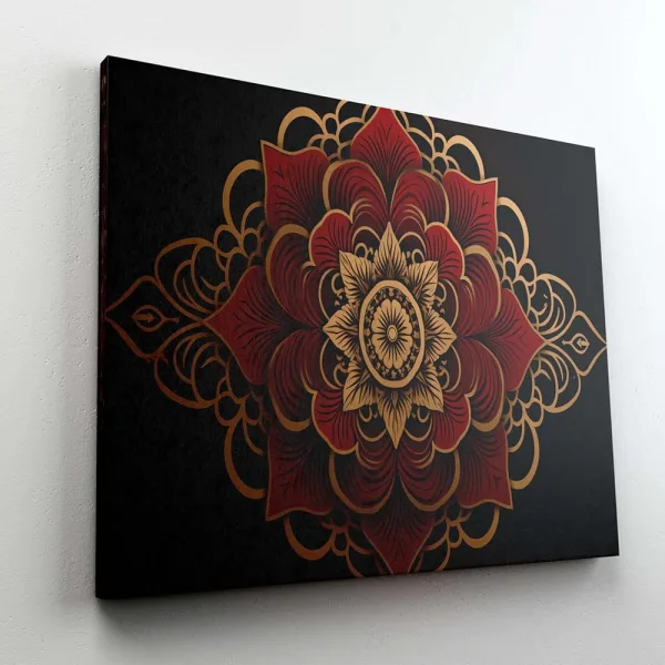 Mandala Art Painting For Wall Decoration With Frame Canvas Painting