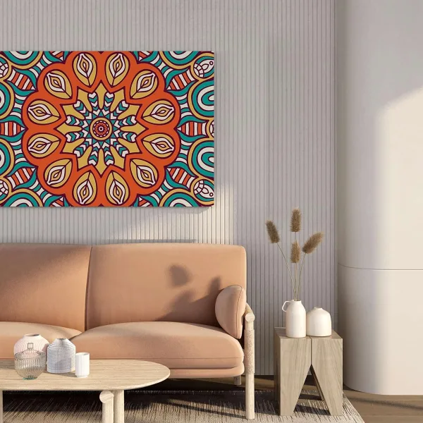 Mandala Art Painting For Wall Decoration With Frame Canvas Painting