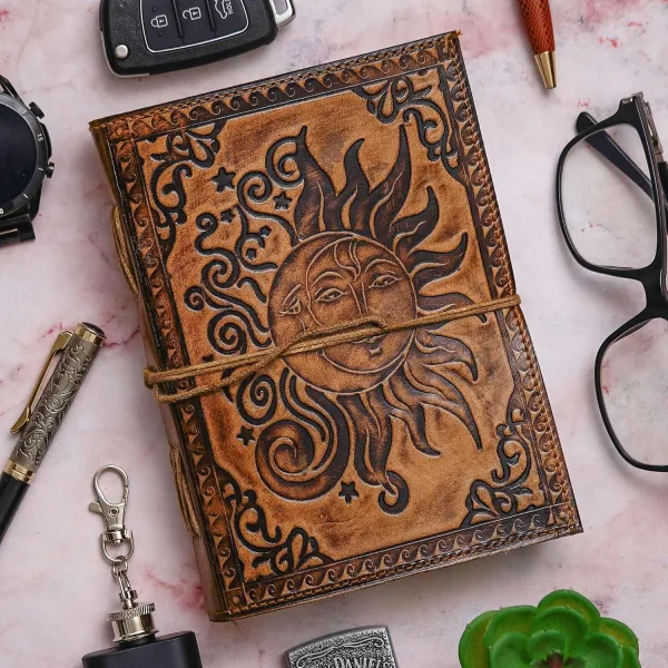 Vintage Handmade Genuine Leather Diary Journal Classic Design