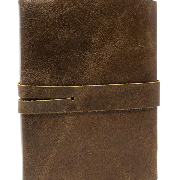 Leather Journal with Antique String Closure Handmade 200 Pages