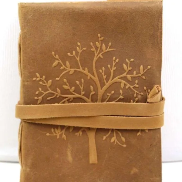 Leather Journal Diary with Premium Antique String Closure – Handmade