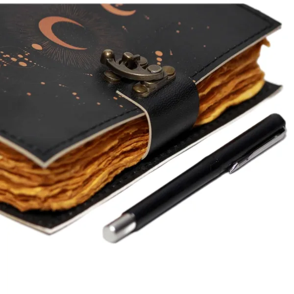 Genuine Leather Vintage Handmade Journal 200 Deckle Edge Pages