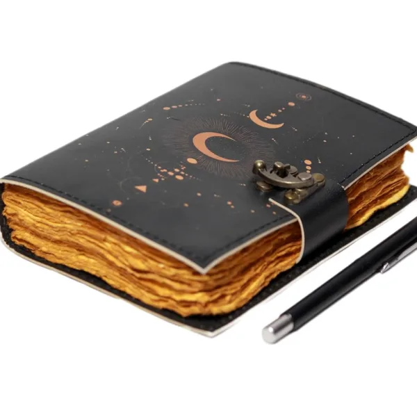 Genuine Leather Vintage Handmade Journal 200 Deckle Edge Pages