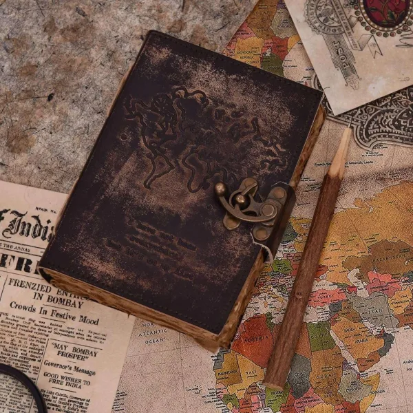 Genuine Leather Diary Vintage Handmade Journal – Deckle Edge Pages