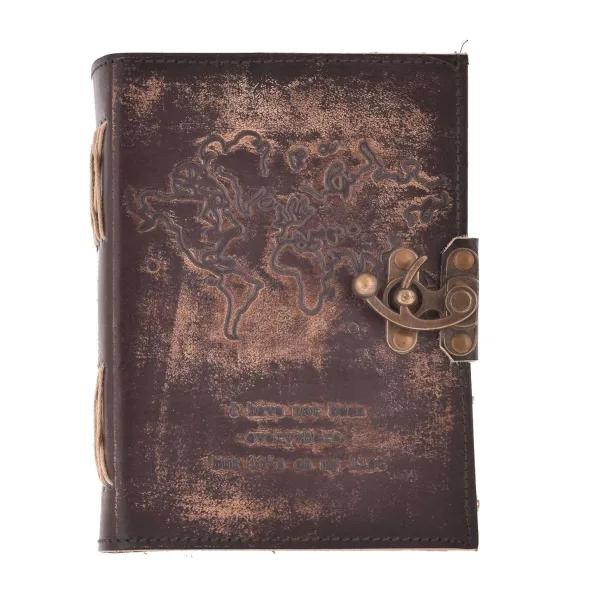 Genuine Leather Diary Vintage Handmade Journal – Deckle Edge Pages