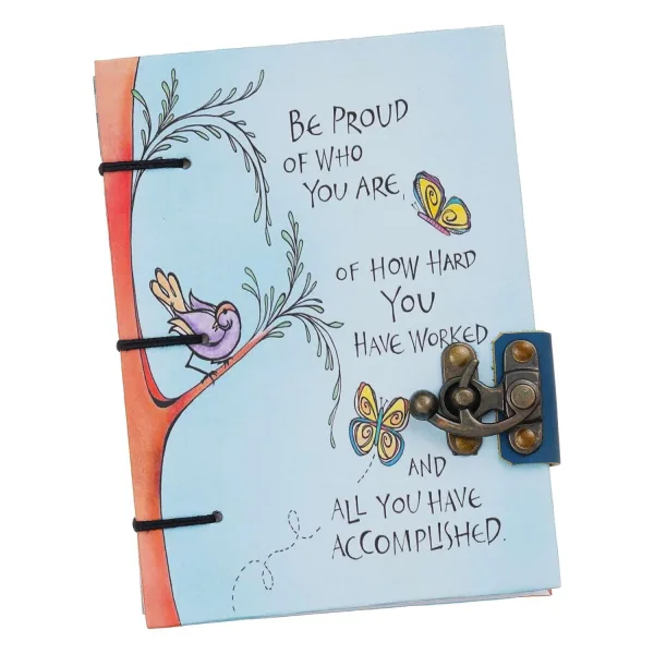 Art Printed String Closure Notebook for Notes and Sketches